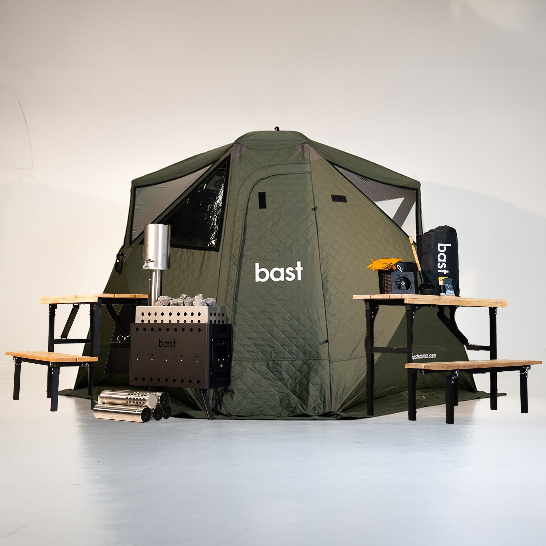 Bast Sauna Tent Kits