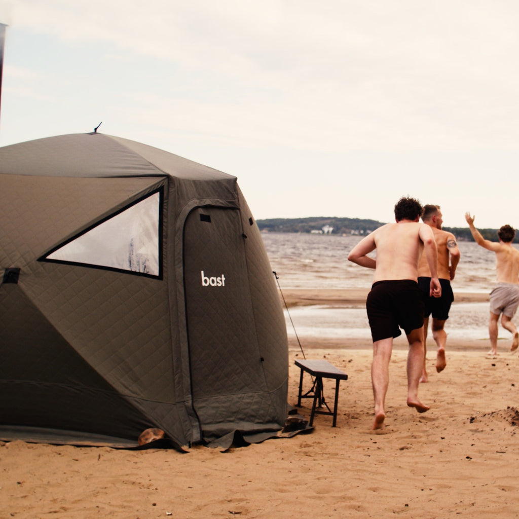 BAST Saunas Björk Deluxe - Portable Wood-Fired Sauna Tent Kit (4-10 People)