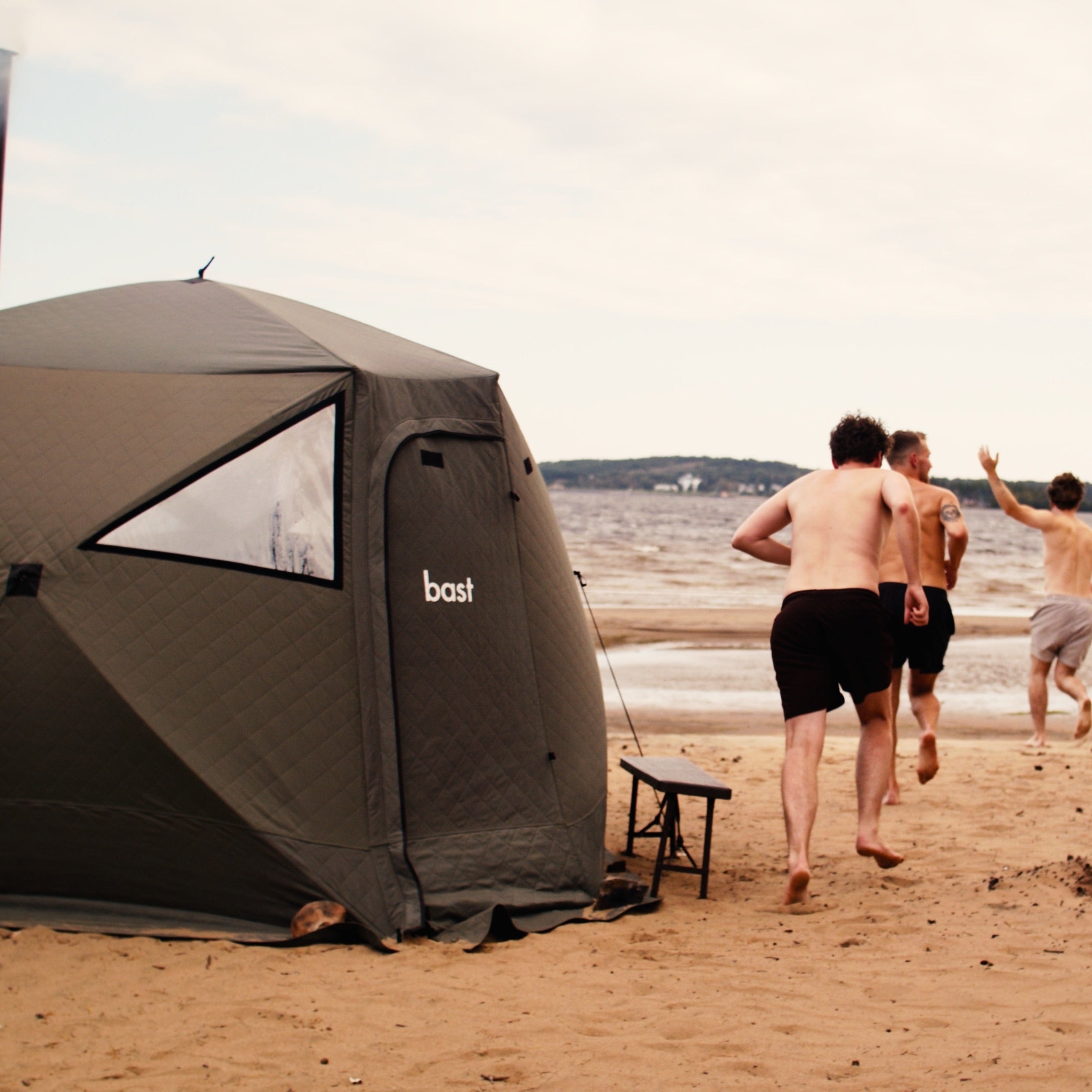 BAST Saunas Björk Deluxe - Portable Wood-Fired Sauna Tent Kit (4-10 People)