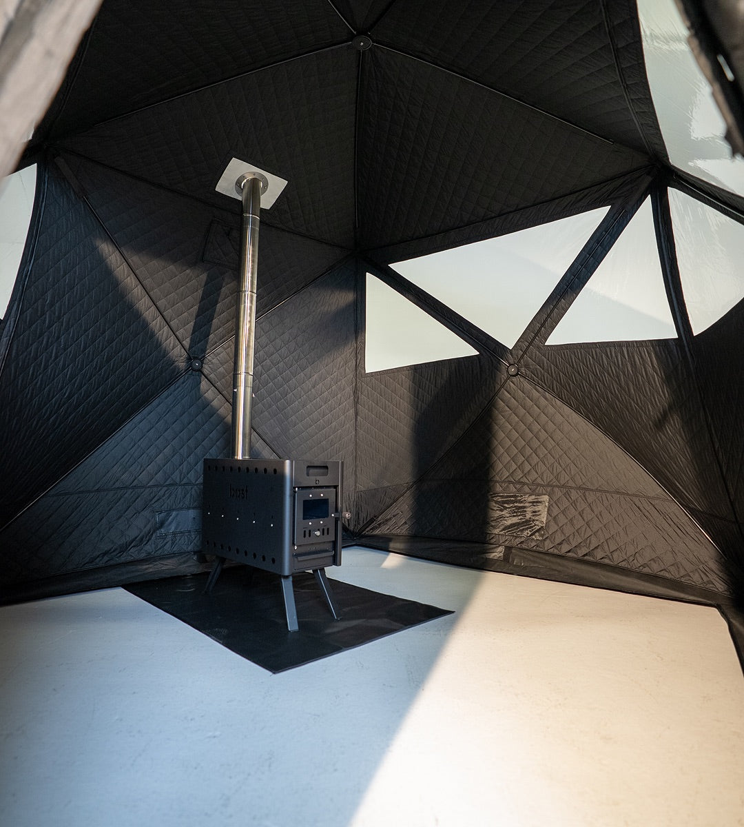 BAST Saunas Björk Basic - Portable Wood-Fired Sauna Tent Kit (4-10 People)